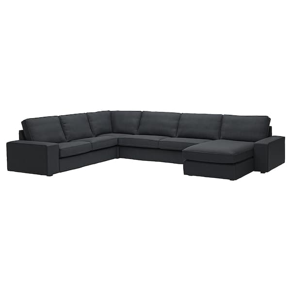 Ikea KIVIK - 6 seater corner sofa/chaise-longue, Tresund anthracite ,