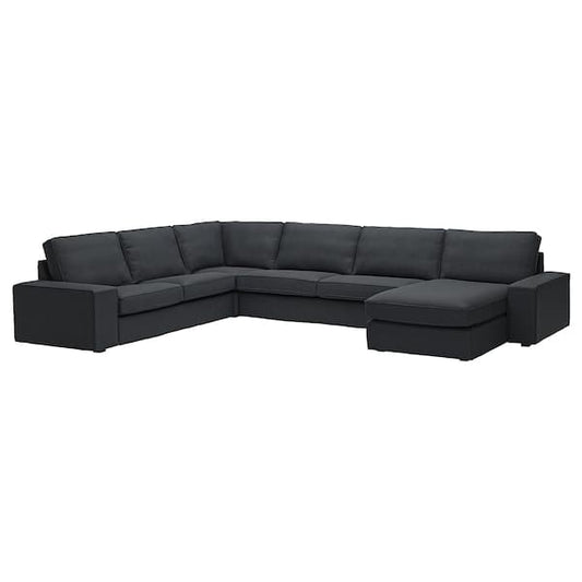 Ikea KIVIK - 6 seater corner sofa/chaise-longue, Tresund anthracite ,