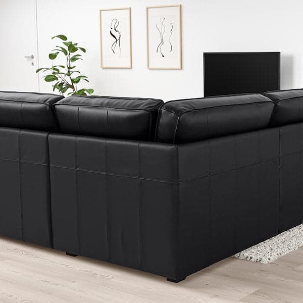 Ikea KIVIK 4-seat corner sofa, Grann / Bomstad black ,