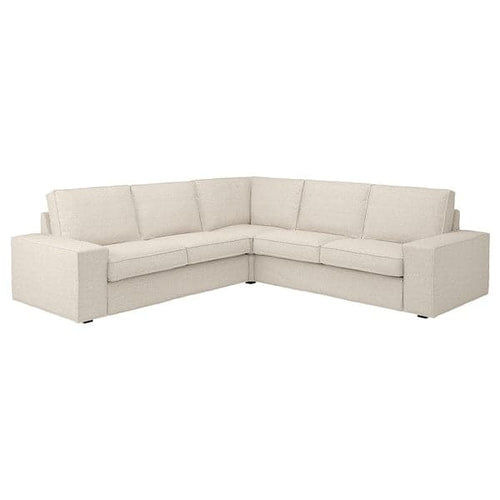 KIVIK - 4-seater corner sofa, Gunnared beige ,