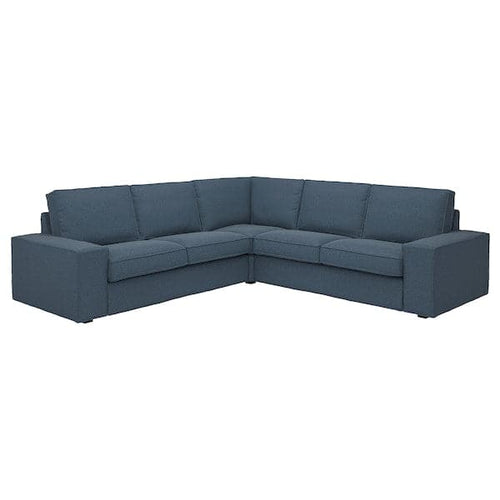KIVIK - 4-seater corner sofa, Gunnared blue ,