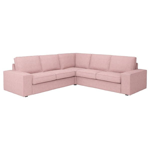 KIVIK - 4 seater corner sofa, Gunnared light brown-pink ,