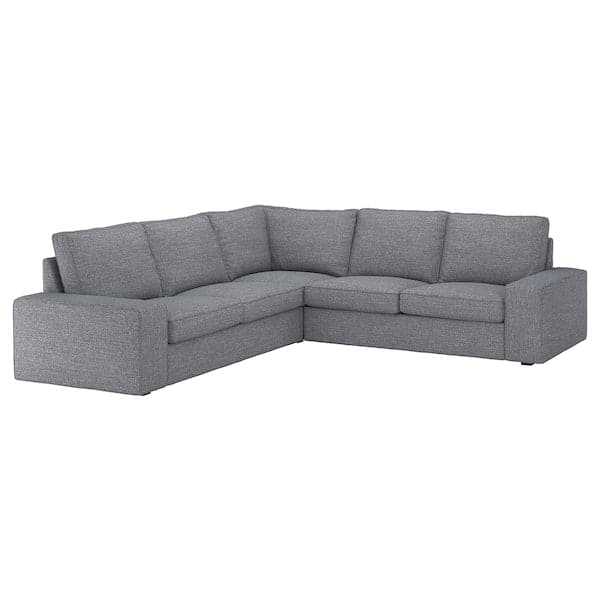 KIVIK 4-seater corner sofa - Grey/black Lejde , - best price from Maltashopper.com 39291734
