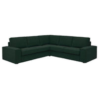 KIVIK corner sofa, 4-seat, Tallmyra dark green, 257x83x95 cm