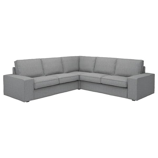 Ikea KIVIK 4-seater corner sofa, Tibbleby beige/grey ,