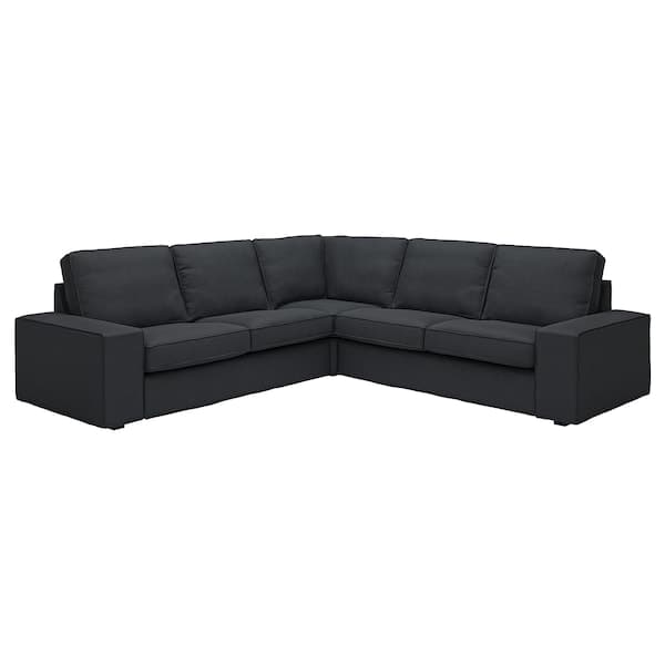 KIVIK - 4 seater corner sofa, Tresund anthracite , - best price from Maltashopper.com 09482853
