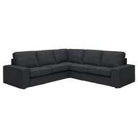 KIVIK corner sofa, 4-seat, Tresund anthracite, 257x83x95 cm