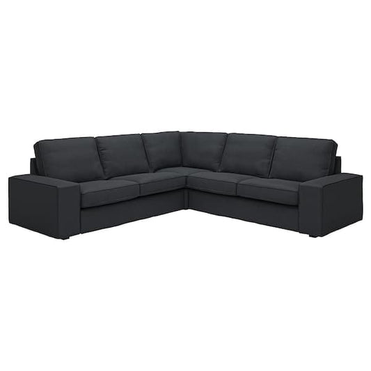 KIVIK - 4 seater corner sofa, Tresund anthracite , - best price from Maltashopper.com 09482853