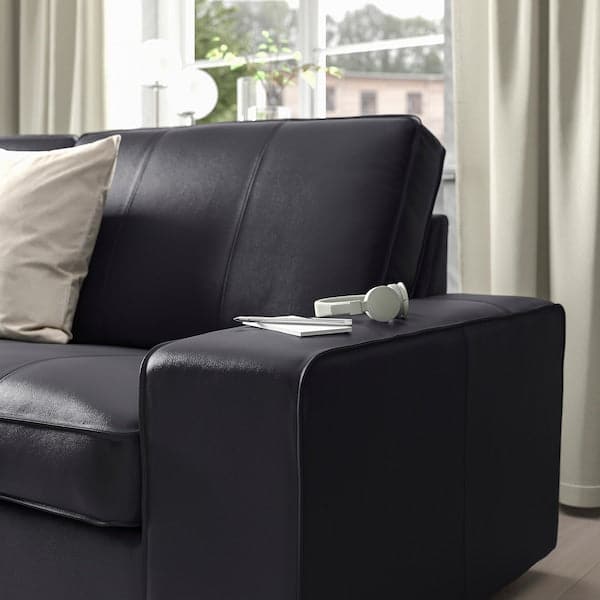 KIVIK 5 seater corner sofa, with chaise longue / Grann / Bomstad black , - best price from Maltashopper.com 09443178