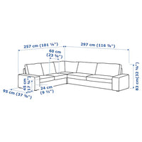 KIVIK - 5 seater corner sofa, Gunnared beige , - best price from Maltashopper.com 29484728
