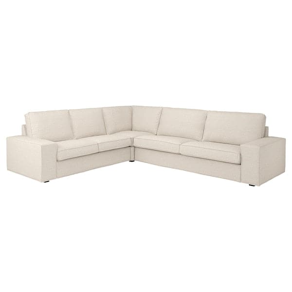 KIVIK - 5 seater corner sofa, Gunnared beige , - best price from Maltashopper.com 29484728