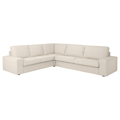 KIVIK - 5 seater corner sofa, Gunnared beige ,
