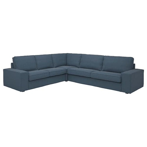 KIVIK - 5 seater corner sofa, Gunnared blue ,