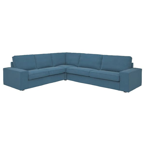 KIVIK - 5 seater corner sofa, Tallmyra blue ,