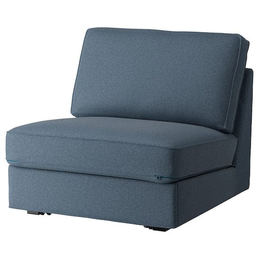 KIVIK - 1-seater sofa bed, Gunnared blue , - best price from Maltashopper.com 79482760