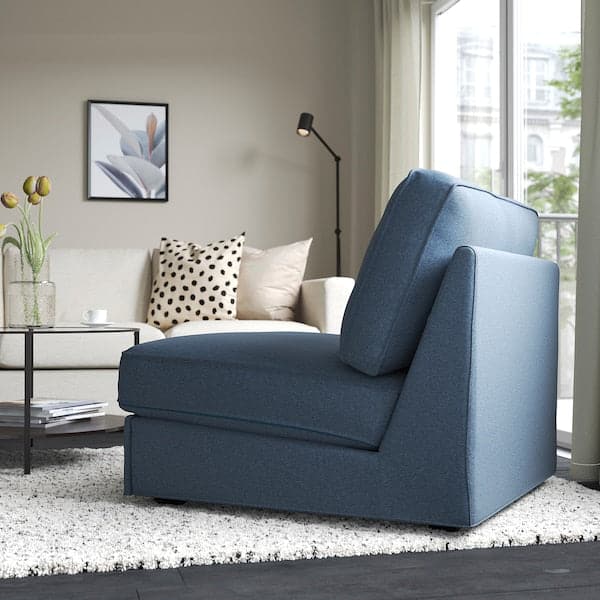 KIVIK - 1-seater sofa bed, Gunnared blue , - best price from Maltashopper.com 79482760
