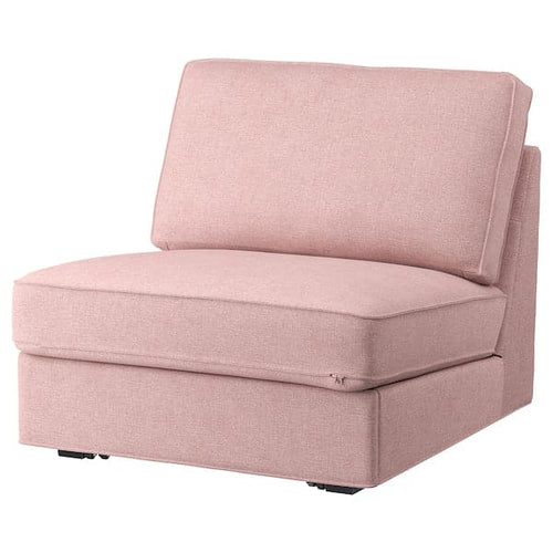 KIVIK - 1-seater sofa bed, Gunnared light brown-pink ,