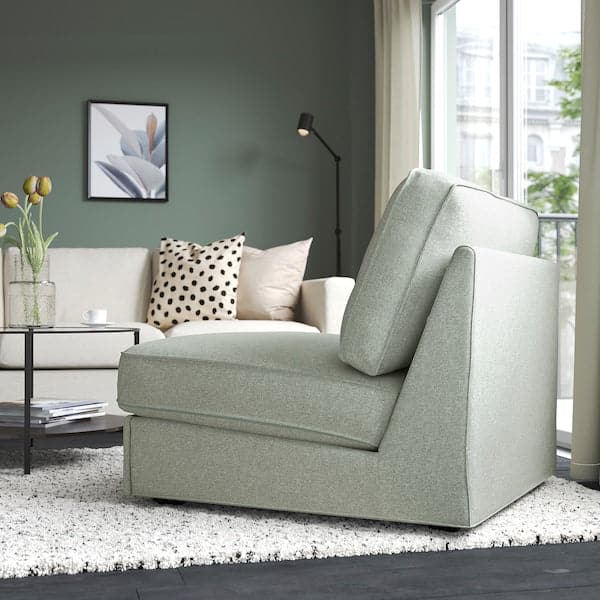 Ikea KIVIK - 1-seater sofa bed, Gunnared light green ,