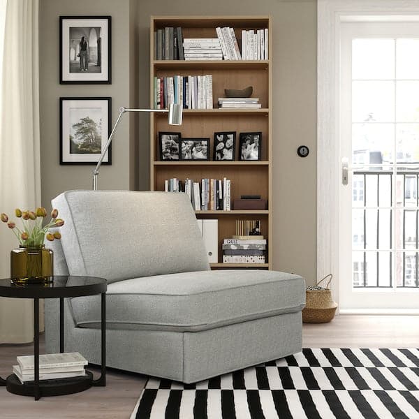 Ikea KIVIK - 1-seater sofa bed, Tallmyra white/black ,