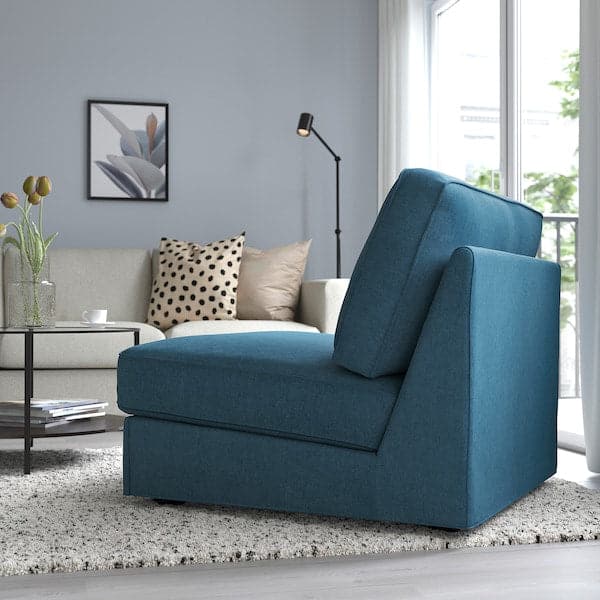 Ikea KIVIK - 1-seater sofa bed, Tallmyra blue ,