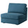 KIVIK 1-seat sofa-bed, Tallmyra blue, 197x90 cm