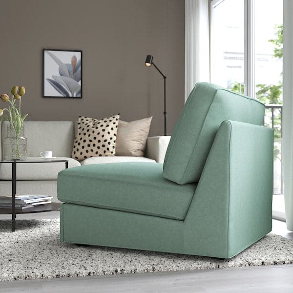 Ikea KIVIK - 1-seater sofa bed, Tallmyra light green ,