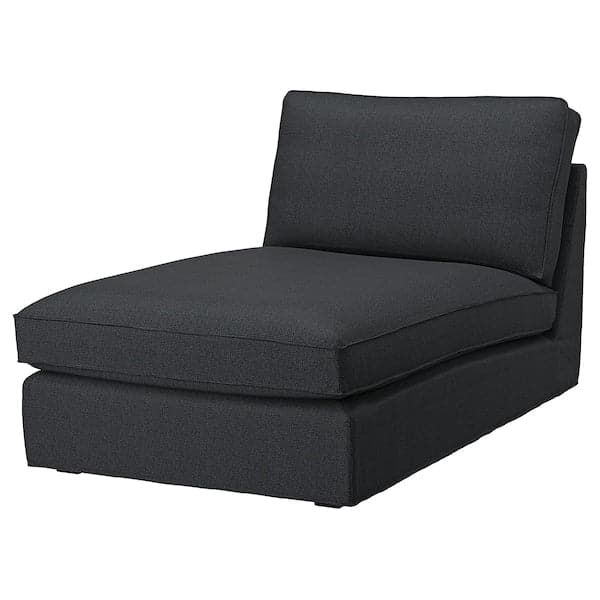 KIVIK - Chaise-longue cover, Tresund anthracite ,