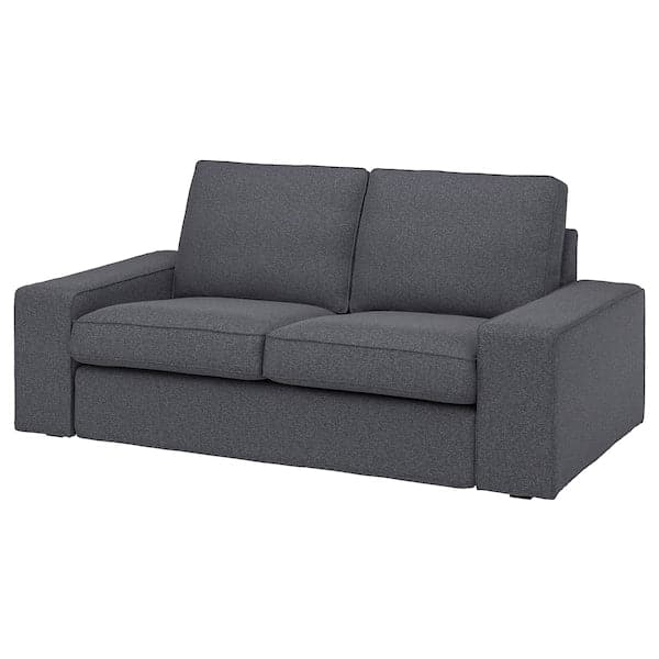 KIVIK - 2-seater sofa cover, Gunnared smoke grey , - best price from Maltashopper.com 50517190