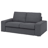 KIVIK cover for 2-seat sofa, Gunnared medium grey