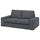 KIVIK - 2-seater sofa cover, Gunnared smoke grey ,