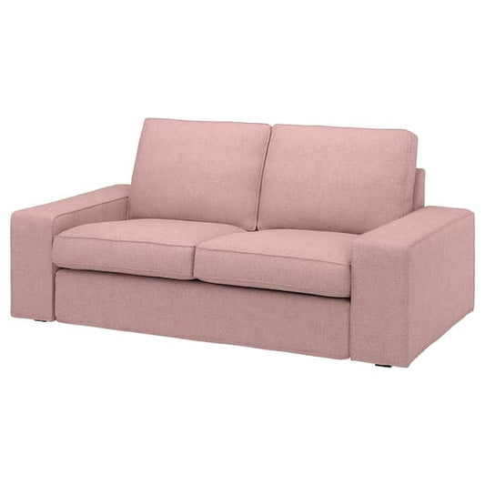 Ikea KIVIK - 2-seater sofa cover, Gunnared light brown-pink ,