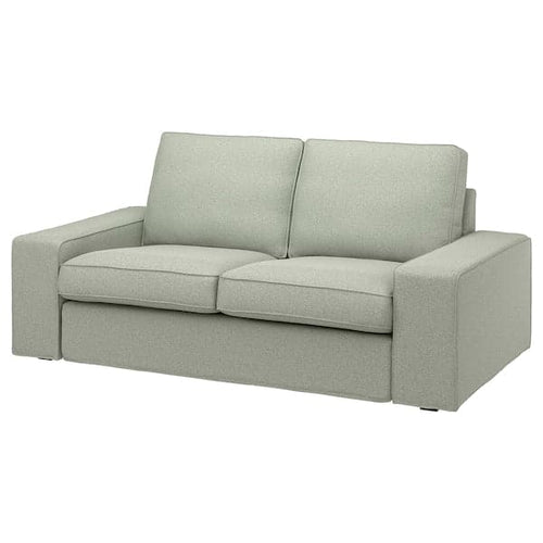 KIVIK - 2-seater sofa cover, Gunnared light green ,