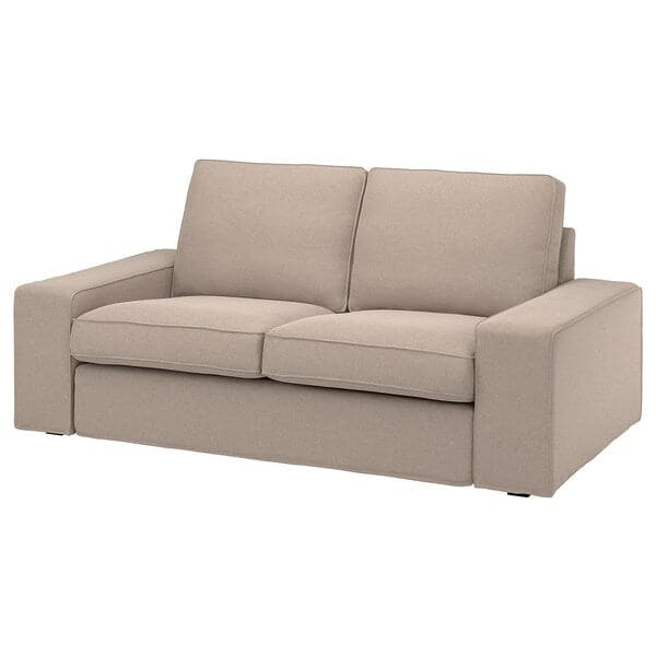 KIVIK - 2-seater sofa cover, Tallmyra beige ,