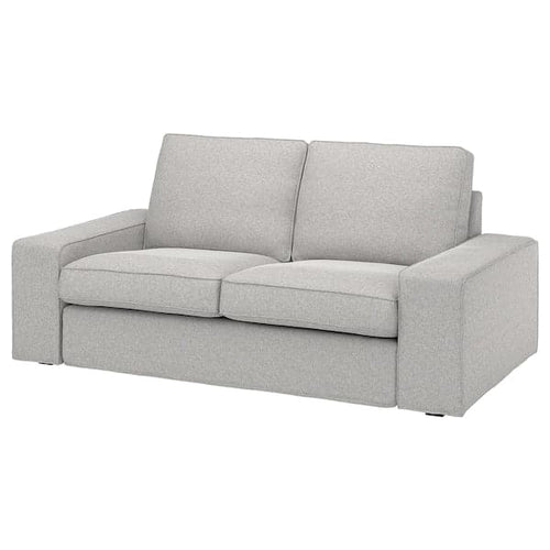 KIVIK - 2-seater sofa cover, Tallmyra white/black ,