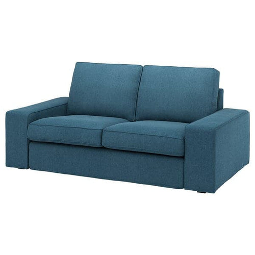 KIVIK - 2-seater sofa cover, Tallmyra blue ,
