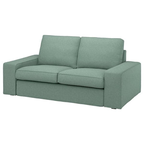KIVIK - 2-seater sofa cover, Tallmyra light green ,