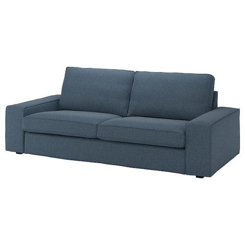 KIVIK - 3-seater sofa cover, Gunnared blue ,