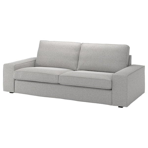 KIVIK - 3-seater sofa cover, Tallmyra white/black ,