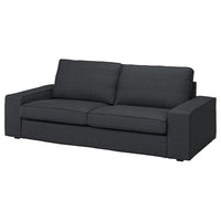 KIVIK - 3-seater sofa cover, Tresund anthracite - best price from Maltashopper.com 70527522