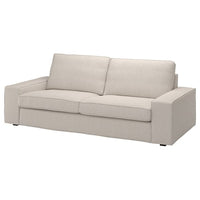 KIVIK cover three-seat sofa, Tresund light beige