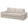 KIVIK cover three-seat sofa, Tresund light beige