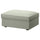 KIVIK - Footrest cover/cover, Gunnared light green ,