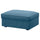 KIVIK - Footrest/container cover, Tallmyra blue ,