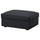 KIVIK cover for footstool with storage, Tresund anthracite