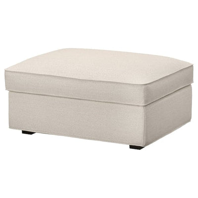 KIVIK - Footstool with storage, Gunnared beige , - best price from Maltashopper.com 09484748