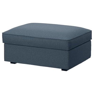KIVIK - Footstool with storage, Gunnared blue , - best price from Maltashopper.com 89484749
