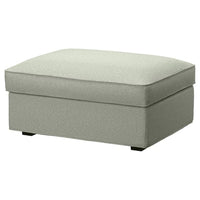 KIVIK footstool with storage, Gunnared light green, 90x43x70 cm