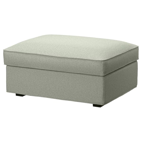 KIVIK - Footstool with storage, Gunnared light green ,