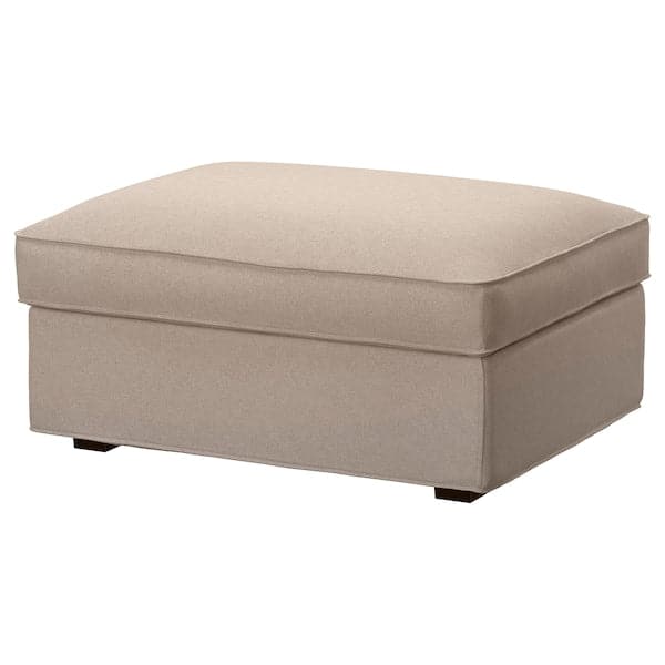KIVIK - Footstool with storage, Tallmyra beige , - best price from Maltashopper.com 59484798