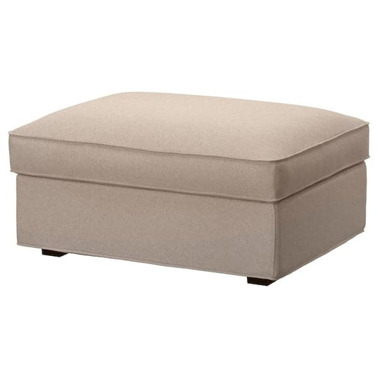KIVIK - Footstool with storage, Tallmyra beige , - best price from Maltashopper.com 59484798
